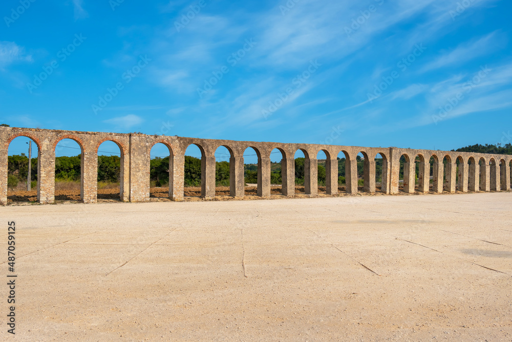 Old Aqueduct. Obidos, Portugal