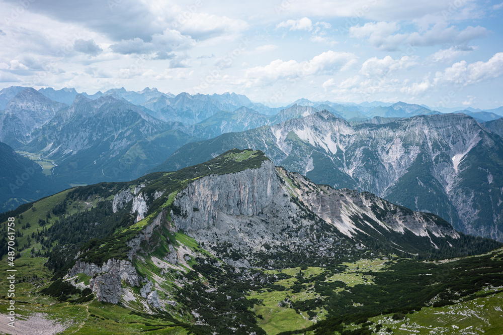 Karwendel Rofan Mountains at Achensee in Austria