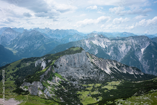 Karwendel Rofan Mountains at Achensee in Austria © vidoque_stock
