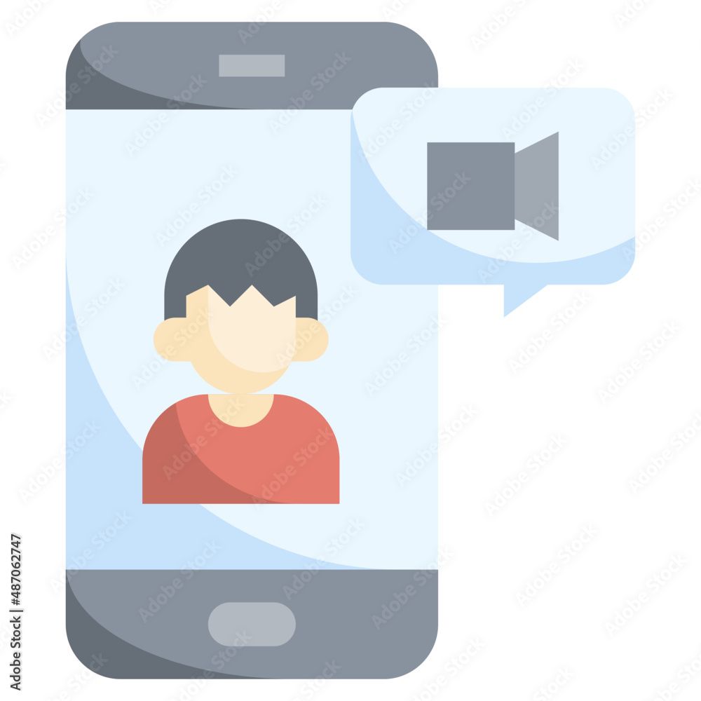 FACETIME flat icon,linear,outline,graphic,illustration FACETIME flat icon,linear,outline,graphic,illustration