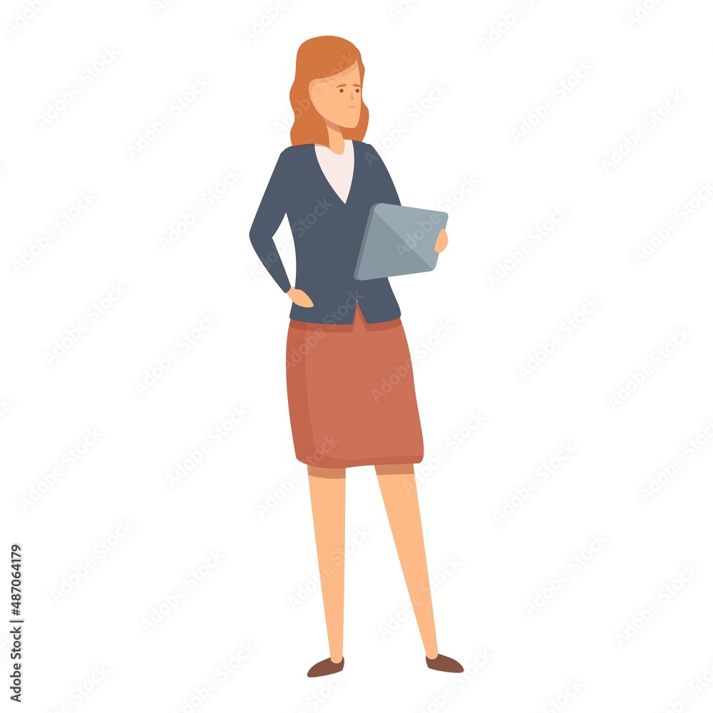 Brand director icon cartoon vector. Word strategy. Value success Brand director icon cartoon vector. Word strategy. Value success