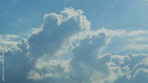 blue sky with clouds
