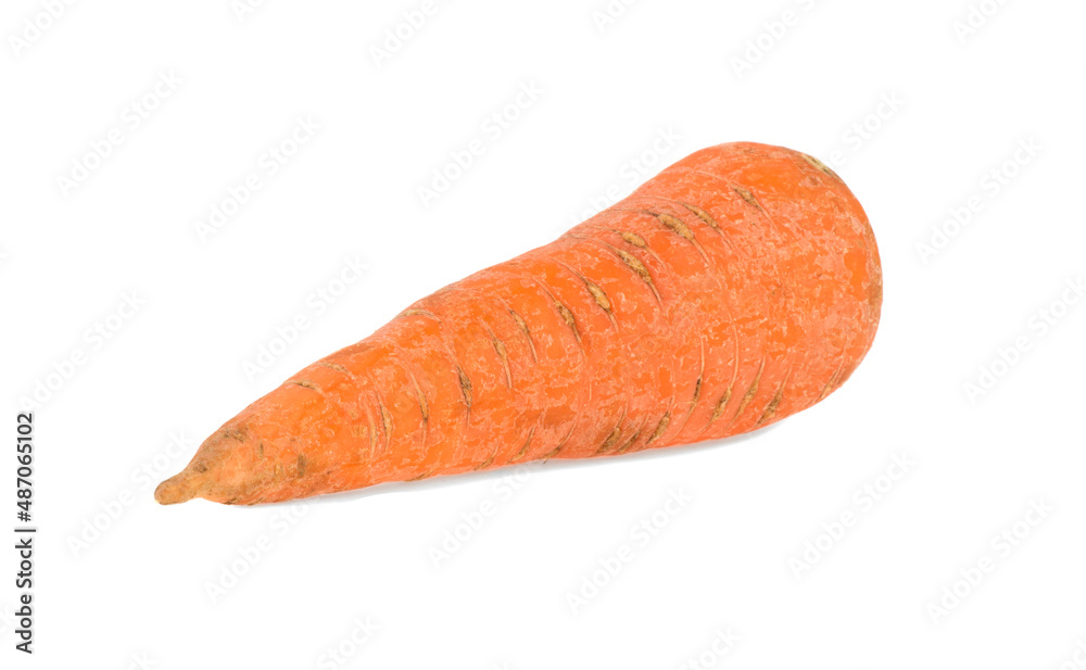 Fresh organic carrot isolated on white background. Fresh organic carrot isolated on white background.