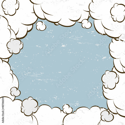 Boom. Comic book explosion.hand draw vector illustration