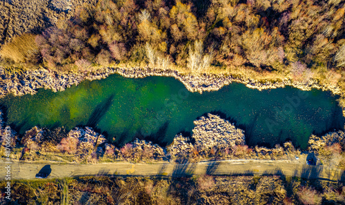 landscape of the river