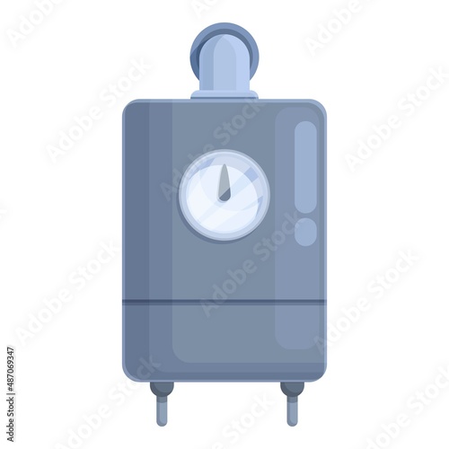 Gas boiler icon cartoon vector. House heater. Home water