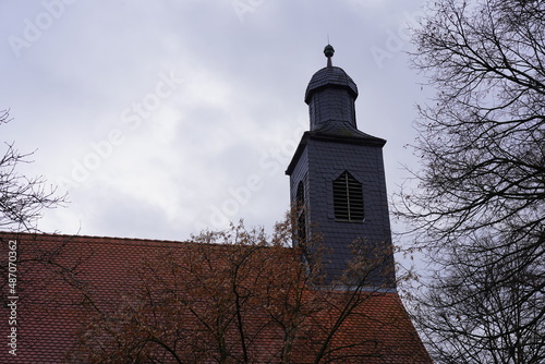 Fototapeta Alte Kirche Sankt Petri in Burg (bei Magdeburg)