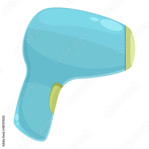 Epilation gun removal hair icon cartoon vector. Care leg. Skin body