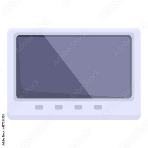 Intercom building icon cartoon vector. Door system. Alarm access