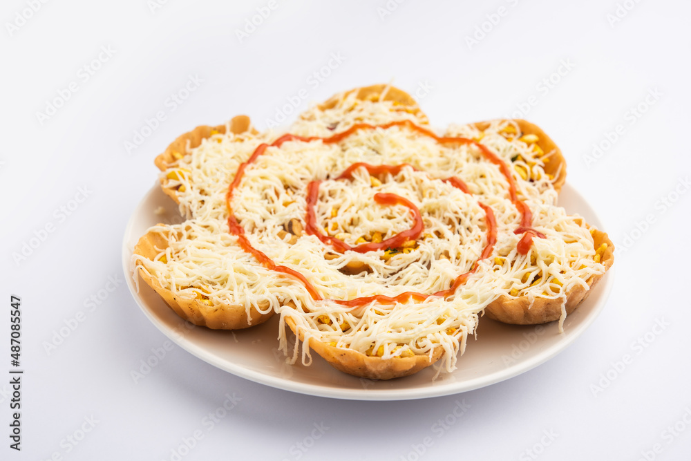 Cheese chat basket