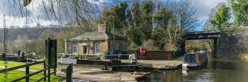 Lock house on the canal in Halifax