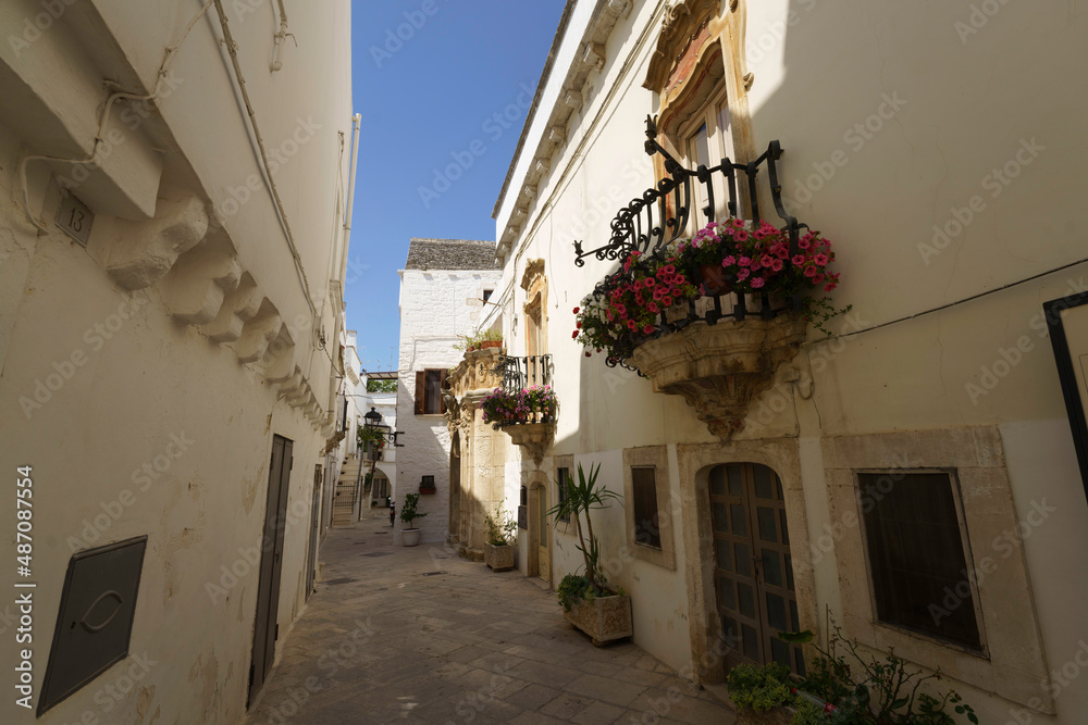 Fototapeta premium Locorotondo, historic town in Apulia, Italy