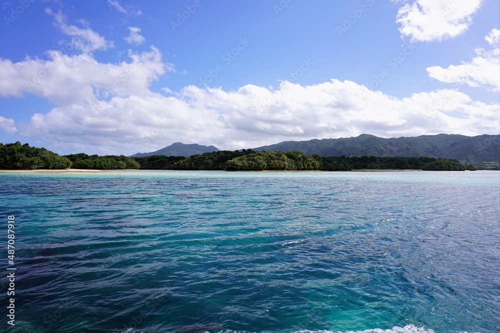 川平湾の海の色 川平湾の海の色