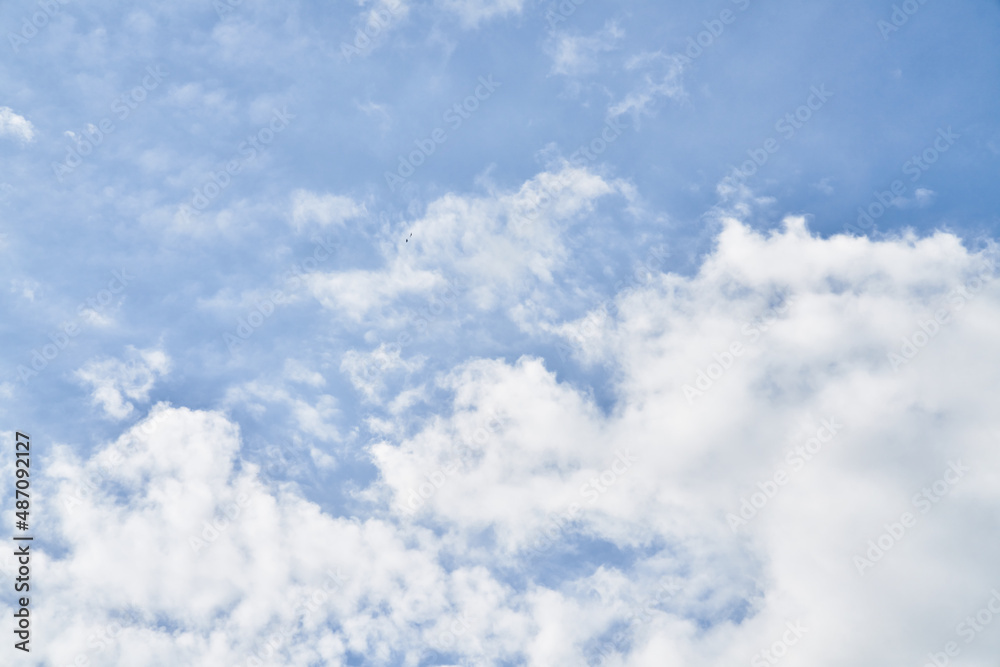 Beatiful blue sky with clouds on a sunny day Beatiful blue sky with clouds on a sunny day