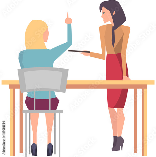 Businesspeople have project strategy planning meeting. Teamwork with business plan, creating new creative project. Meeting to discuss starting business. Colleagues discussing work in entrepreneurship