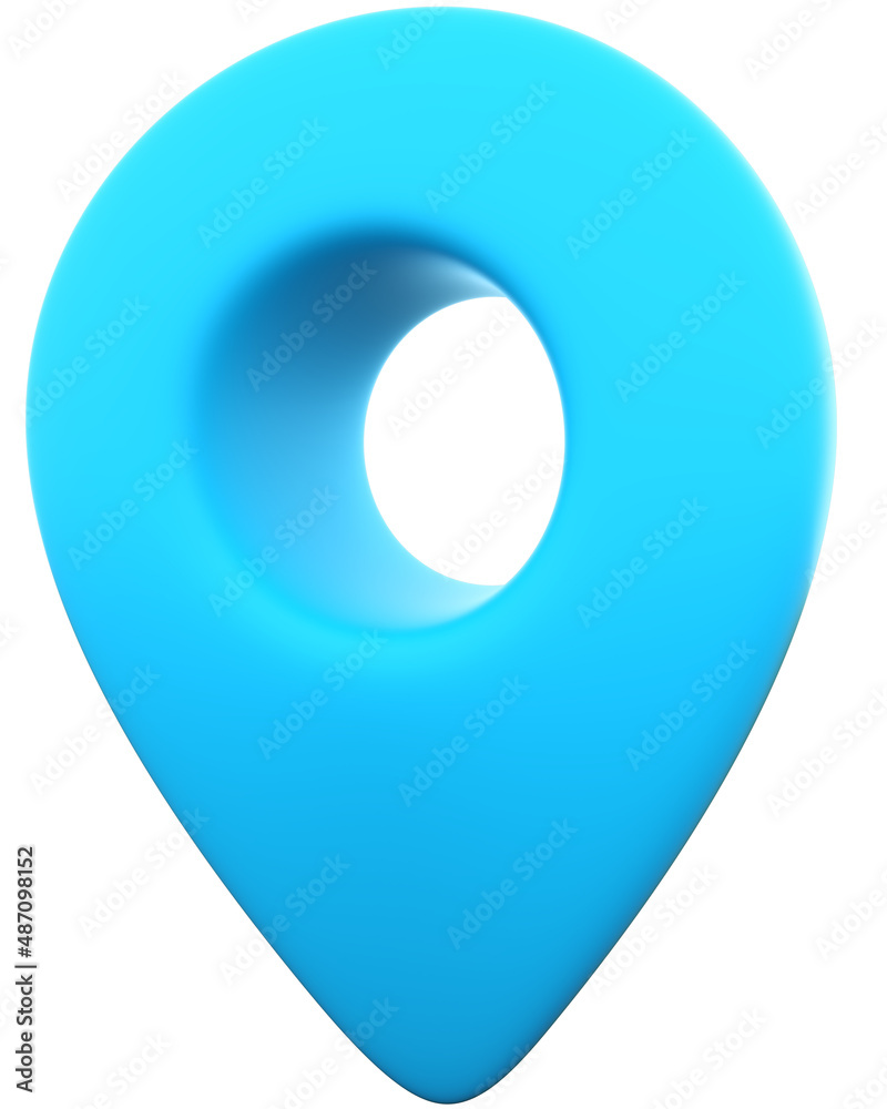 Pin 3d isolated Pin 3d isolated