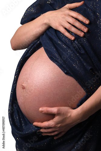 Pregnant woman belly