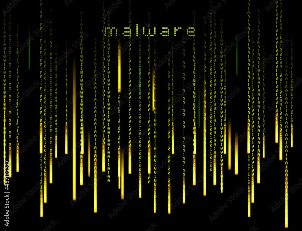 malware virus, computer virus infection binary code malware virus, computer virus infection binary code