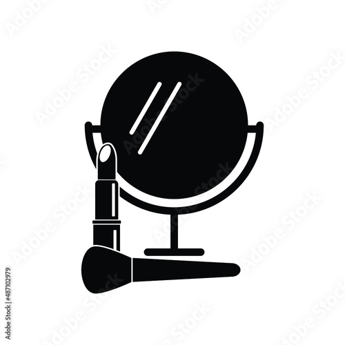 mirror icon beauty salon logo cosmetology icon 