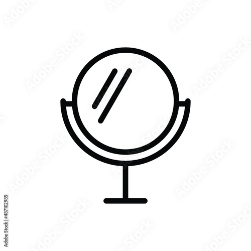 mirror icon beauty salon logo cosmetology icon 