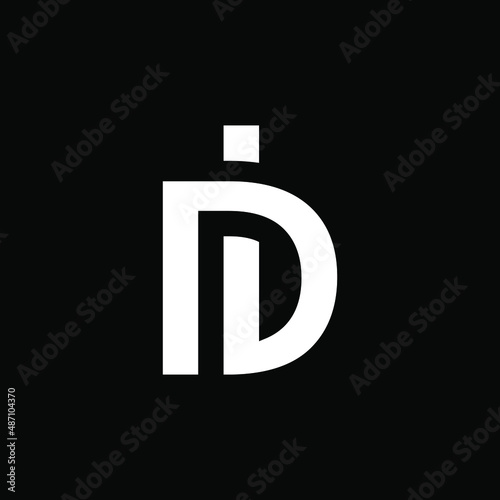 Letter ID Logo can be use for icon, sign, logo and etc photo