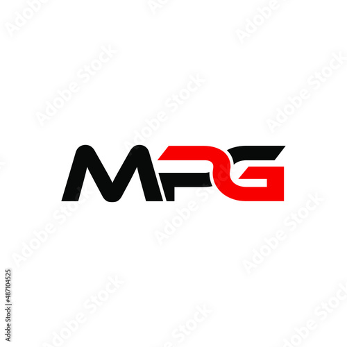 Letter MPG Logo can be use for icon, sign, logo and etc photo