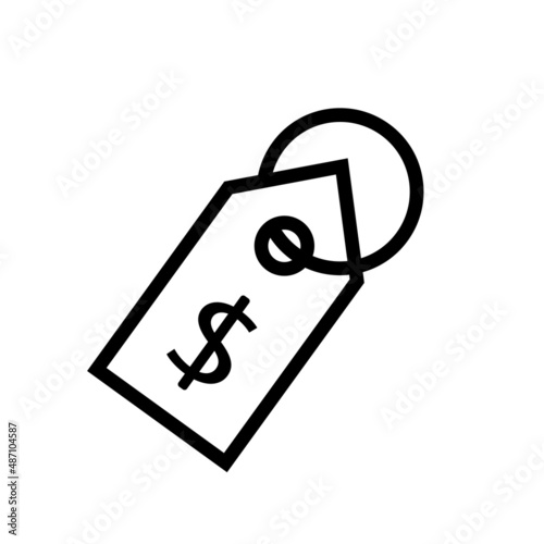 Price Tag Icon Vector Design Symbol Illustration