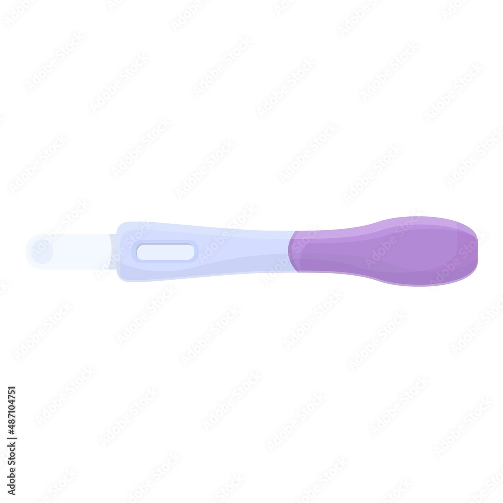 Pregnancy consultation icon cartoon vector. Test pregnant. Negative strip Pregnancy consultation icon cartoon vector. Test pregnant. Negative strip