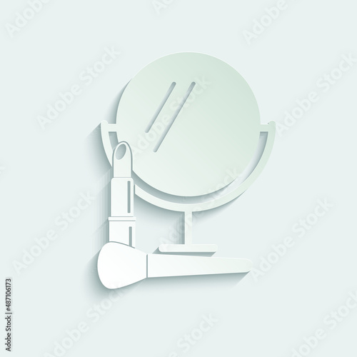 mirror icon beauty salon logo cosmetology icon 
