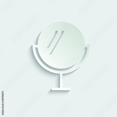 mirror icon beauty salon logo cosmetology icon 