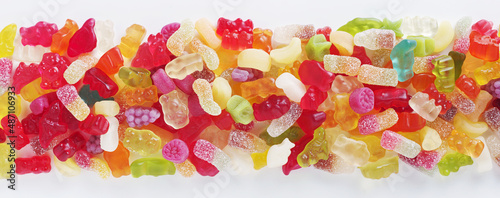Different jellies candy