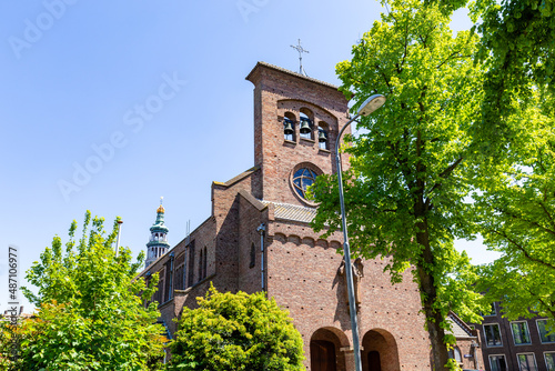 Petrus and Paulus church in the historic center of Middelburg in Zeeland in The Netherlands photo