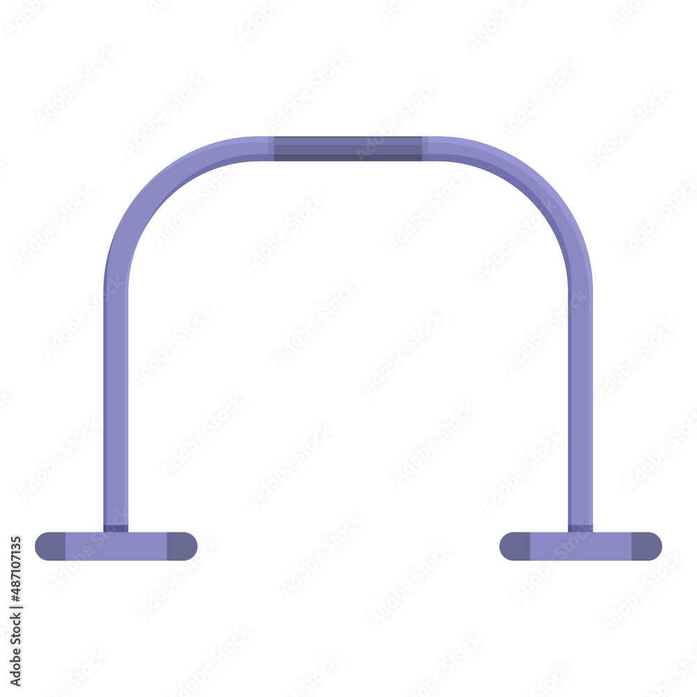 Fitness bar icon cartoon vector. Sport gym. Training workout Fitness bar icon cartoon vector. Sport gym. Training workout