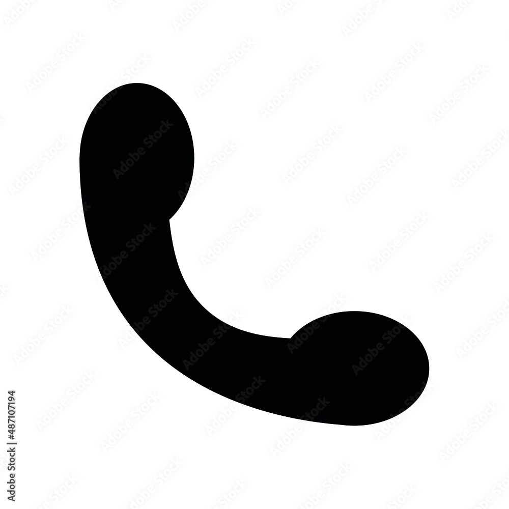 Call minimaltic vector icon Call minimaltic vector icon