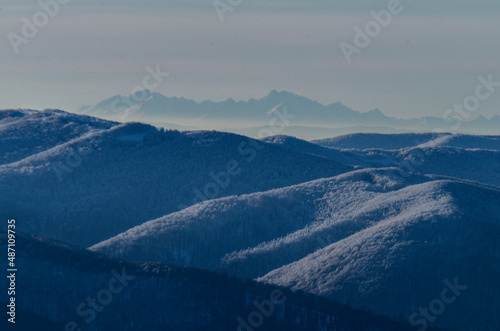 Panoram tatr  z Bieszczad © wedrownik52