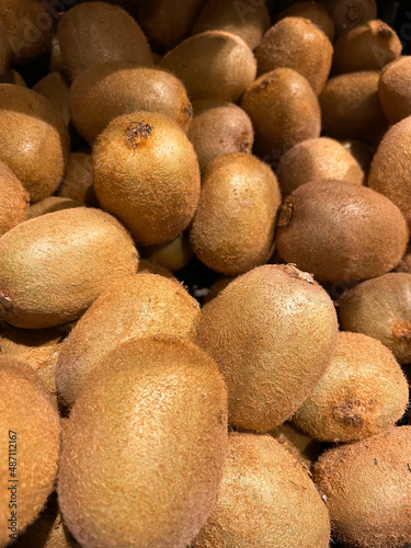 green kiwi closeup