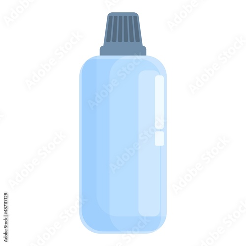Vaper liquid bottle icon cartoon vector. Vape electronic. Coil smoke