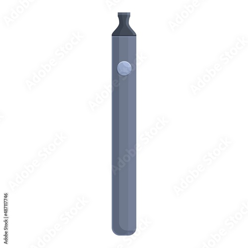 Ecigarette icon cartoon vector. Cigarette vape. Bottle juice