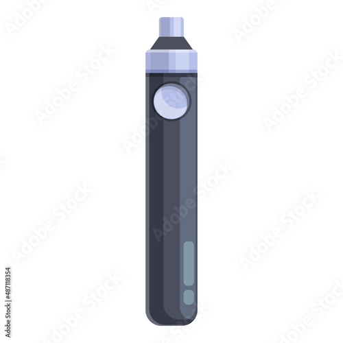 Vaper stick icon cartoon vector. Cig smoke. Refill liquid