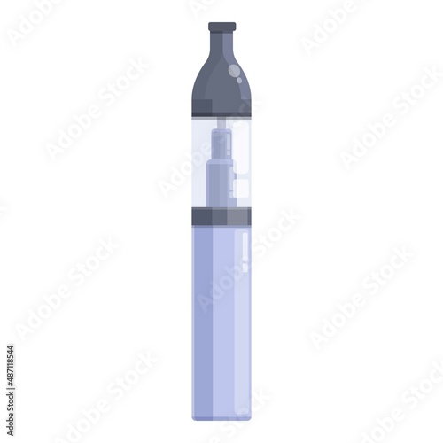 New ecigarette icon cartoon vector. Electronic vape. Coil vaper