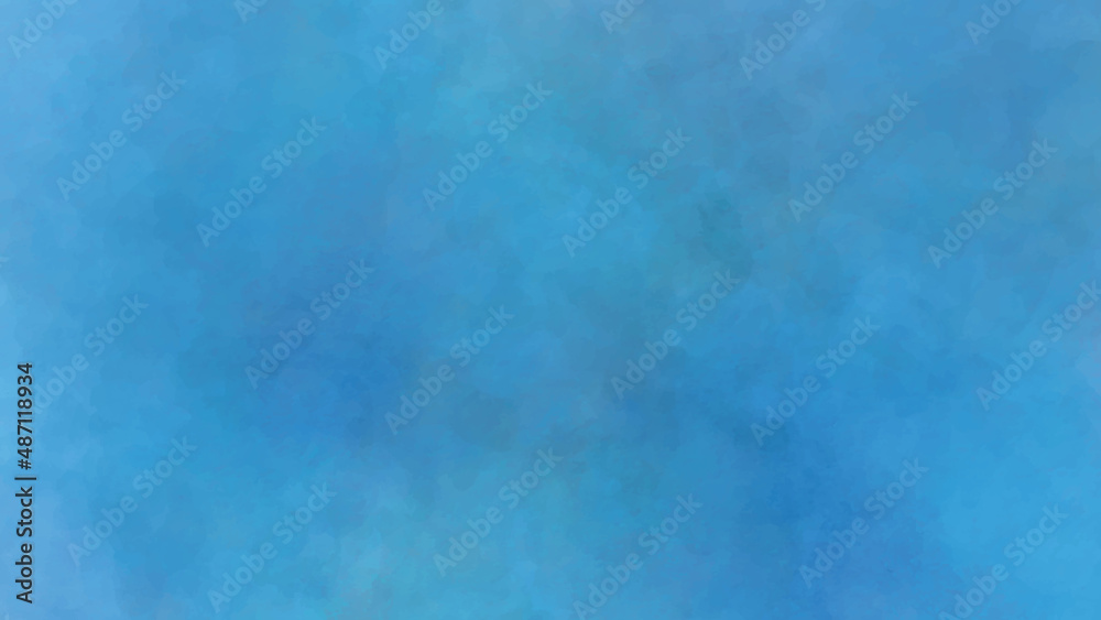 Soft blurred blue like a dream background with space