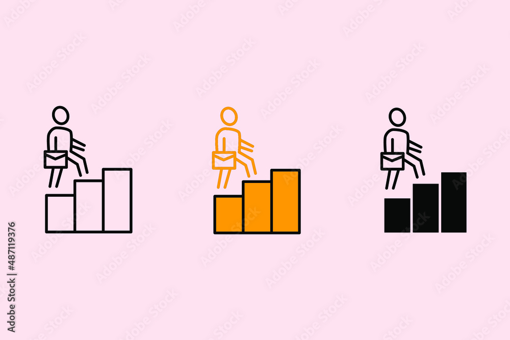 career icons symbol vector elements for infographic web career icons symbol vector elements for infographic web