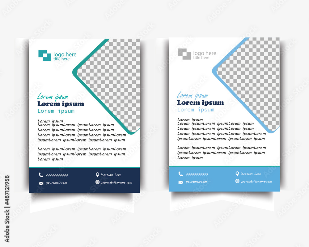 Obraz premium modern design flyer template for business.