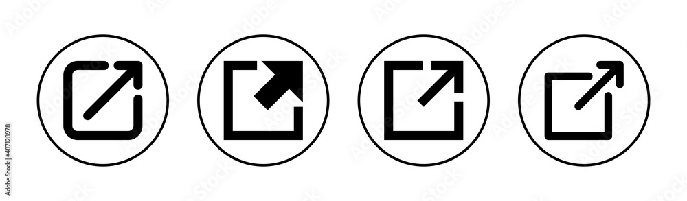 External link icons set. link sign and symbol. hyperlink symbol External link icons set. link sign and symbol. hyperlink symbol