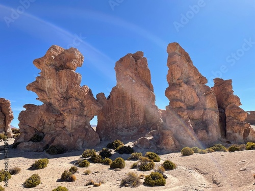 Rock formations in Potosi, Bolivia