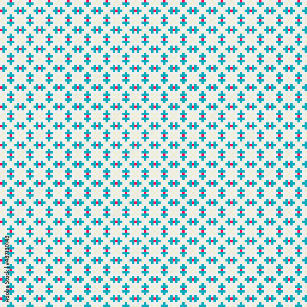 Abstract Cross Pattern generative computational art illustration Abstract Cross Pattern generative computational art illustration