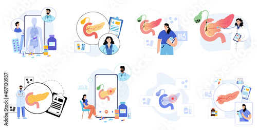 Pancreas logo concept