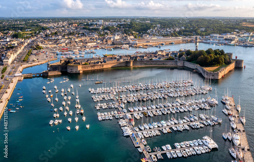 Foto Concarneau walled Old town, Brittany, France