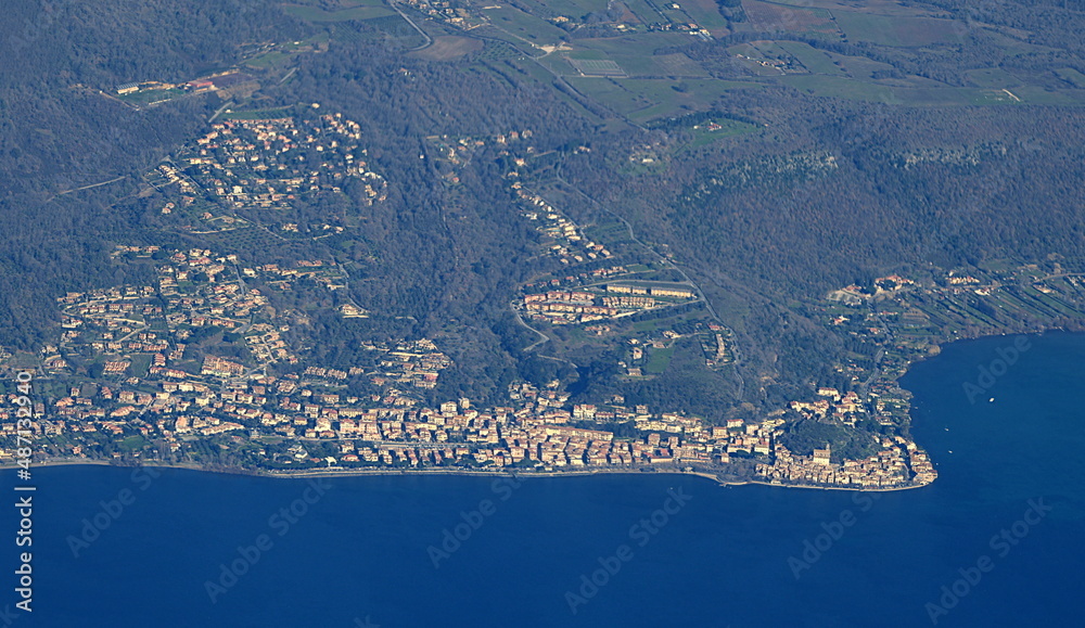 Obraz premium vue aérienne....environs de rome