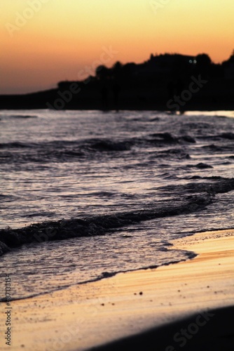 Atardecer en la playa